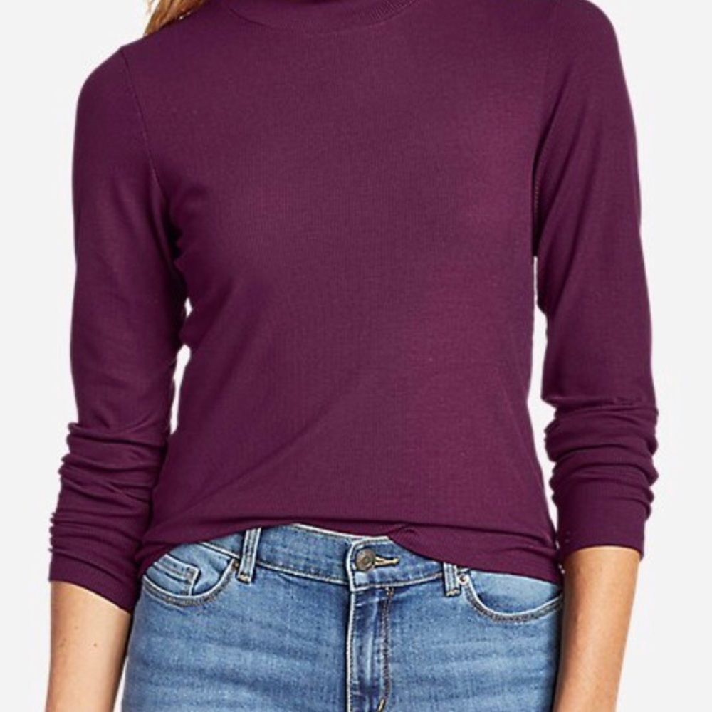 Eddie Bauer Women's Long Sleeve Tee - Purple